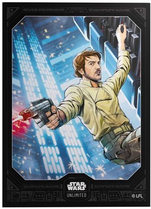 2!GGS15103ML Star Wars: Unlimited Art Sleeves - Cassian Andor published by Gamegenic