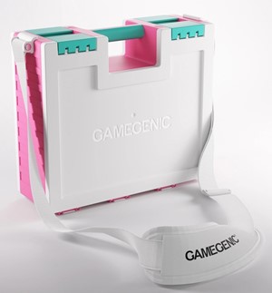 2!GGS22037ML Gamegenic Game Castle Pink White And Teal published by Gamegenic