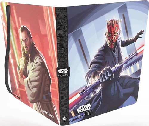 GGS32041ML Star Wars: Unlimited 18-Pocket Album - Qui-Gon Jinn And Darth Maul published by Gamegenic