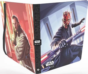 2!GGS32041ML Star Wars: Unlimited 18-Pocket Album - Qui-Gon Jinn And Darth Maul published by Gamegenic