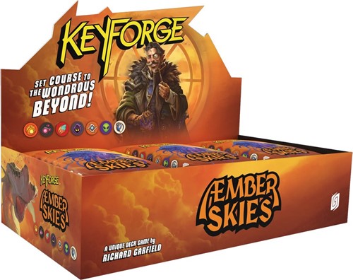 GHOKF18D KeyForge Card Game: Aember Skies Display published by Ghost Galaxy