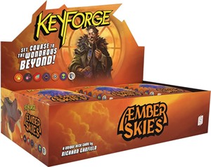 2!GHOKF18D KeyForge Card Game: Aember Skies Display published by Ghost Galaxy