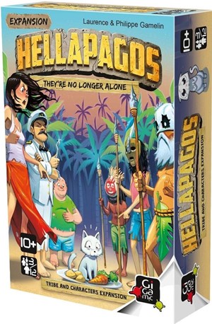 2!GIGHELNLA Hellapagos Card Game: They're No Longer Alone Expansion published by Gigamic