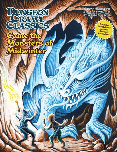GMG52022 Dungeon Crawl Classics Holiday Module 11: Came The Monsters Of Midwinter published by Goodman Games