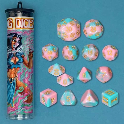 GMG6065 Dungeon Crawl Classics: Vello's Crystalized Creations Dice Set published by Goodman Games