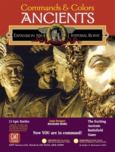 GMT0909 Commands and Colors Board Game: Ancients Expansion 4: Imperial Rome published by GMT Games