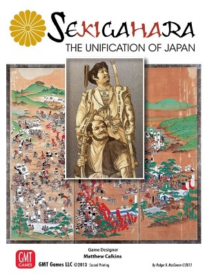 GMT1101 Sekigahara Board Game: The Unification Of Japan 4th Printing published by GMT Games