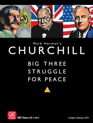 GMT1504 Churchill Board Game: Big Three Struggle For Peace published by GMT Games