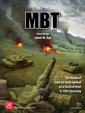 GMT1519 MBT Board Game published by GMT Games