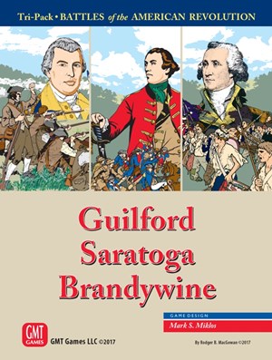 GMT1702 Battles Of The American Revolution Tri-Pack: Guilford Saratoga Brandywine published by GMT Games