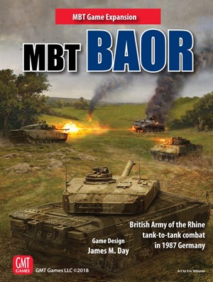 GMT1802 MBT Board Game: BAOR Expansion published by GMT Games