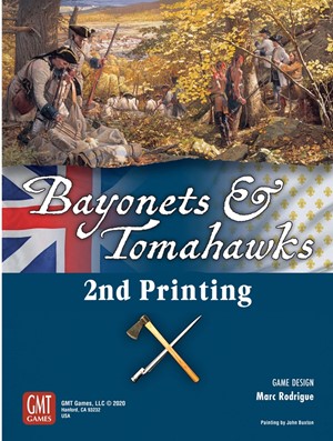 2!GMT201024 Bayonets And Tomahawks: The French And Indian War 2nd Printing published by GMT Games