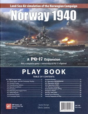 GMT2104 PQ-17 Arctic Naval Operations: Norway 1940 Expansion published by GMT Games
