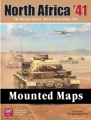 2!GMT2306MM North Africa '41 Mounted Maps published by GMT Games