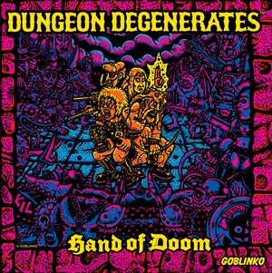 GOBDUNG01 Dungeon Degenerates Board Game: Hand Of Doom published by Goblinko