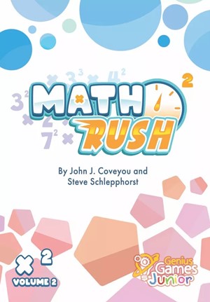 GOT1302 Math Rush Card Game: Multiplication And Exponents published by Genius Games