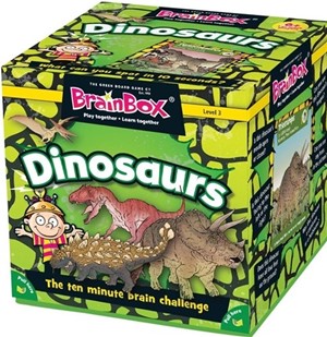 GRE90038 Brainbox Game: Dinosaurs (55 cards) published by Green Board Games