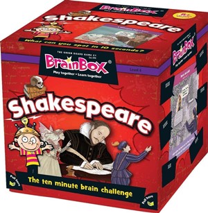 GRE90042 Brainbox Game: Shakespeare (71 Cards) published by Green Board Games