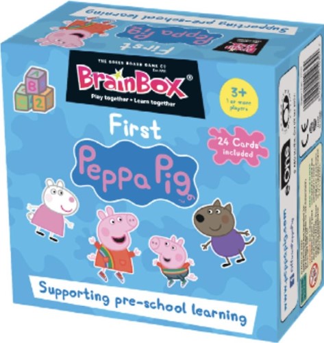GRE91039 BrainBox Game: Peppa Pig Pre School published by Green Board Games