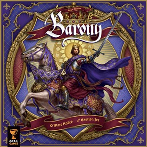 3!GRLBAR010541 Barony Board Game: Royal Edition Deluxe published by Grail Games