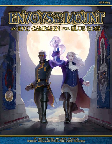 GRR6509 Blue Rose RPG: Envoys To The Mount published by Green Ronin Publishing