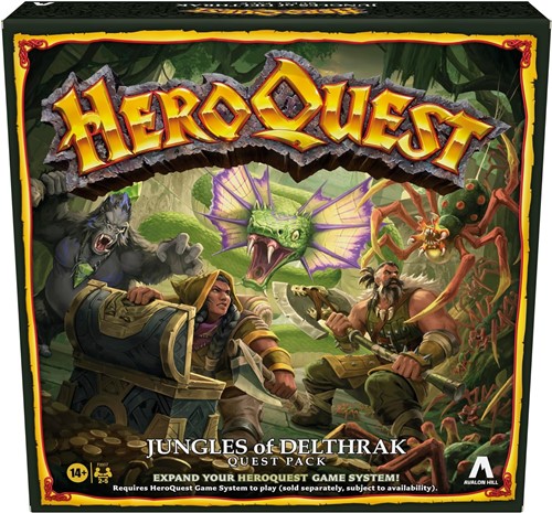 HeroQuest Board Game: Jungles Of Delthrak Pack