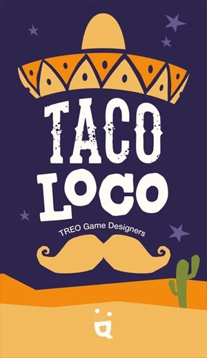 3!HEL953390 Taco Loco Card Game published by Helvetiq