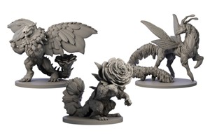 3!HITFLD018 The Field Guide To Floral Dragons RPG: Dragon Florist's Miniatures Set published by Hit Point Press
