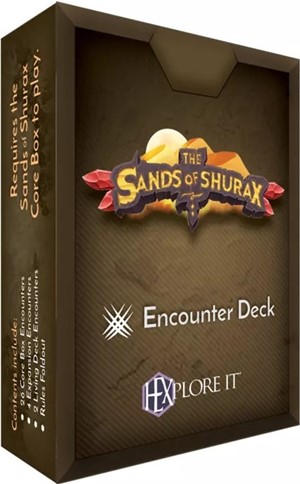 2!HPSMJDH0433 HEXplore It Board Game: The Sands Of Shurax Encounter Deck published by Mariucci Designs
