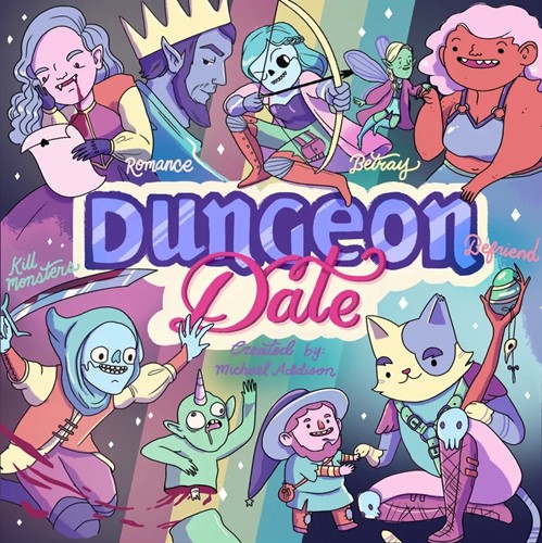 HPSNPG0003 Dungeon Date Card Game published by Nerdy Pup Games