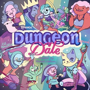 2!HPSNPG0003 Dungeon Date Card Game published by Nerdy Pup Games