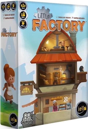 2!IEL51834 Little Factory Card Game published by Iello