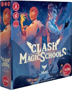 2!IEL70147 Clash Of Magic Schools Board Game published by Iello