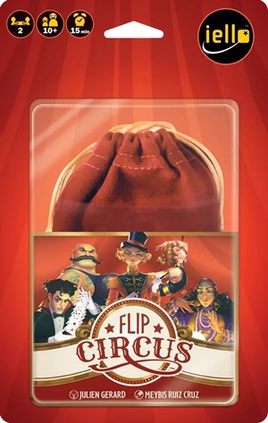 2!IEL70199 Flip Circus Board Game published by Iello