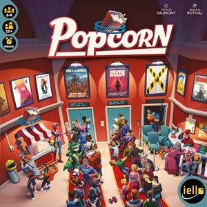 2!IEL70404 Popcorn Board Game published by Iello