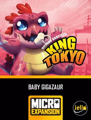 IEL87112 King of Tokyo Board Game: Baby Gigazaur Micro Expansion published by Iello