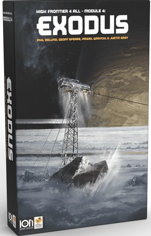 3!IONSMG2844 High Frontier 4 All Board Game: Exodus Expansion published by Ion Game Design