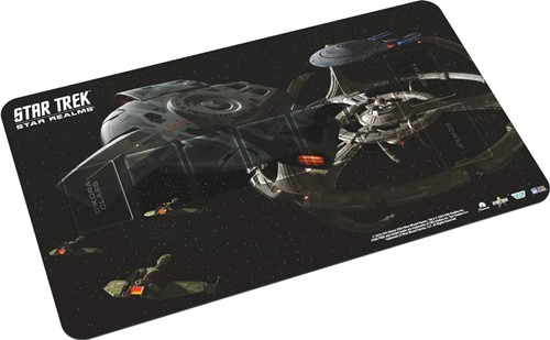 JASBGSTSR01PM2 Star Realms Card Game: Star Trek U.S.S. Defiant Playmat published by UniVersus