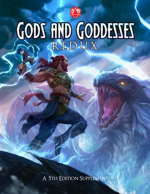 2!JP7GGR001 Dungeons And Dragons RPG: Gods And Goddesses Redux: Regular Edition published by Jetpack7