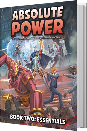 2!JPG831 Absolute Power RPG Book Two: Essentials published by Dyskami Publishing