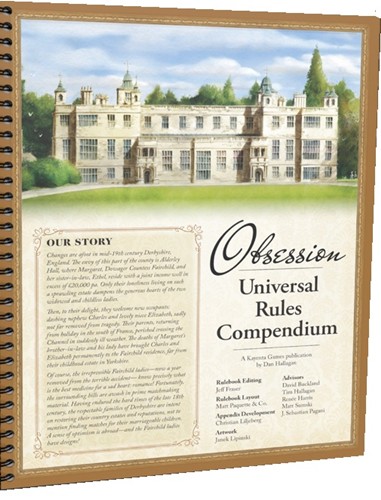 KAY29515 Obsession Board Game: Universal Rules Compendium published by Kayenta Publishing