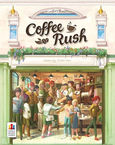 KBGCR01 Coffee Rush Board Game published by Korea Board Games