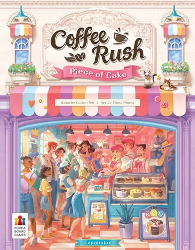 KBGCR02 Coffee Rush Board Game: Piece Of Cake Expansion published by Korea Board Games