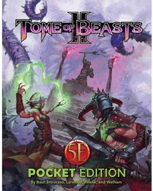 KOB9122 Dungeons And Dragons RPG: Tome of Beasts II Pocket Edition published by Kobold Press