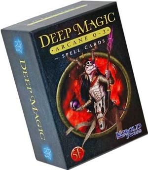 KOB9146 Dungeons And Dragons RPG: Deep Magic Spell Cards: Arcane 0-3 published by Kobold Press