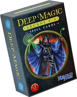 KOB9153 Dungeons And Dragons RPG: Deep Magic Spell Cards: Arcane 4-9 published by Kobold Press