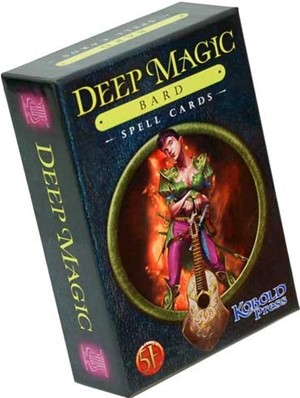 KOB9160 Dungeons And Dragons RPG: Deep Magic Spell Cards: Bard published by Kobold Press