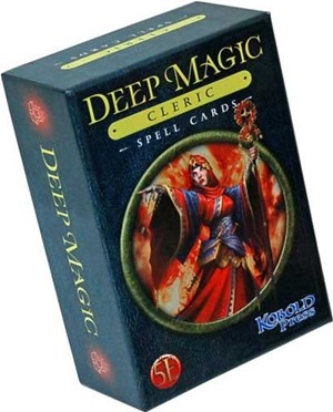 KOB9177 Dungeons And Dragons RPG: Deep Magic Spell Cards: Cleric published by Kobold Press
