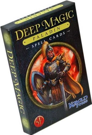 KOB9191 Dungeons And Dragons RPG: Deep Magic Spell Cards: Paladin published by Kobold Press