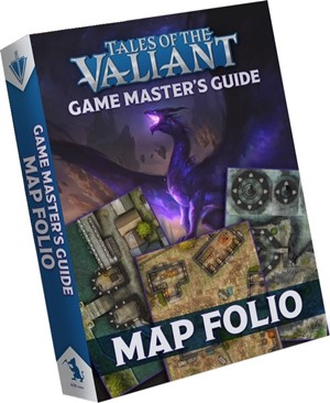 2!KOB9955 Tales Of The Valiant RPG: Game Master's Guide Map Folio published by Kobold Press